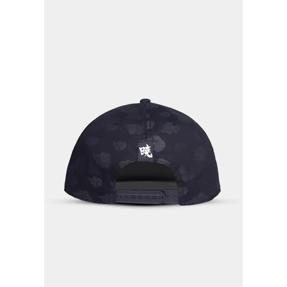Naruto - Tonal Akatsuki Cloud Snapback Cap - Black